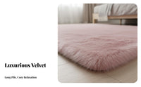 Non-Shedding Imitation Wool Mat Super Soft Faux Sheepskin Rug Warm and Cozy for Homeowners, Photographers, Bedroom, Living Room, Bay Window
