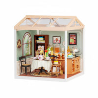 Collectible DIY Miniature Shop Kit Realistic Details Blind Box Miniature Scene Glue-without Assembly for Collectors, Hobbyists