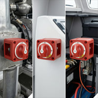 Manual Rotary Battery Disconnect Switch Parasitic Drain Protection Battery Disconnect Switch Surface-Mount Compact for Vehicles