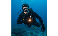 LED Diving Beacon Light Omnidirectional Visibility Underwater Flash Light Compact