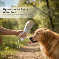 Portable Pet Water Bottle for Dogs and Cats - Outdoor Travel Drink Dispenser