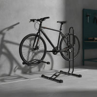 Detachable L-Shaped Bike Stand Indoor Freestanding Bike Stand Vertical Freestanding Bike Rack Space-Saving for Cyclists, Garage, Apartment