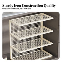 Wire Shelf Riser adaptable Use Freestanding Wire Rack Easy to Clean for Students