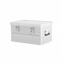 Waterproof Aluminum storage Case Lockable Storage Box Large Capacity Equipment Container Long-lasting for Outdoor fans, Vehicle Owners, Camping, Outdoors, Car Trunk, vehicle Bed