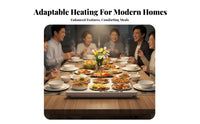 Foldable Warming Tray Time-Setting Function Foldable Food Warmer Sp Alternating Current E-Saving Electric Food Warming Board for Home Cooks
