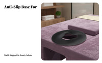Silicone Face Down Pillow Comfortable U-Shaped Spa Pillow Easy to Clean U-Shaped Face Cradle for Estheticians, Clients, Beauty Salon, Home Use, Travel
