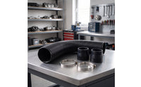Flexible Air Intake Hose with Clamps 76mm Corrugated Intake Tube with Adapters High Performance for Auto Enthusiasts