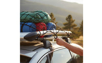 Car Roof Rack Net Universal Fit Elastic Luggage Net with Hooks High Vehicle Mesh Organizer for Journeyers, SUV Owners, Travel, Truck Bed