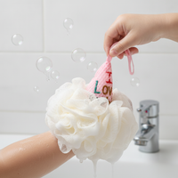 Creative Ice Cream Shaped Bath Sponge Shower Loofah