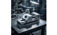 High Precision Vise with Rotating Base Hardened Toolmaker Vise Compact Vice Professional for Machinists, Hobbyists, Cnc Machining