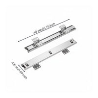 2 Pieces Cabinet Basket Track Thickened Full Extension Drawer Slide