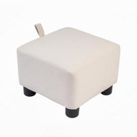 adaptable Four-Legged Low Bench Space-Saving Small Stool Sturdy Construction Footrest Curved Seat for household users, Adults, Children, Entryway, Living Room, Bedroom, Balcony