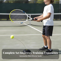 Lightweight Design Kids Tennis Racket Portable Solo Tennis Rebound Practice Device Comfortable Grip for Beginners, Children, Outdoor