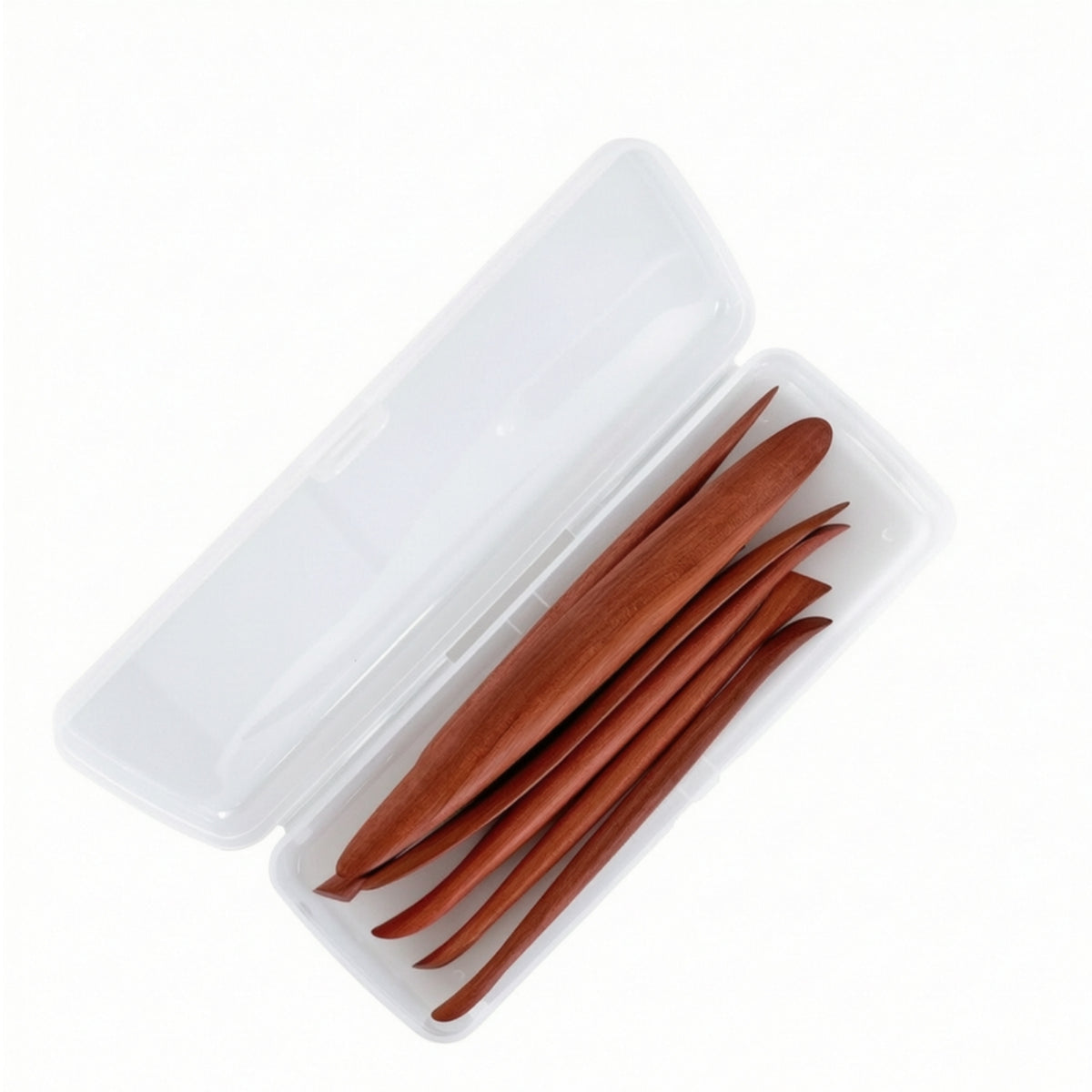 7 Pieces Clay Sculpting Tools Comfortable Wooden Clay Sculpting Tools Lightweight Wooden Modeling Sticks for Art Class