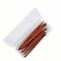 7 Pieces Clay Sculpting Tools Comfortable Wooden Clay Sculpting Tools Lightweight Wooden Modeling Sticks for Art Class
