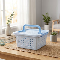 Hamster Carrier and Small Pet Transport Cage, PP Hard Box Small Pet Carrier with Secure Lid and Top Handle, Ventilated Travel Carrier