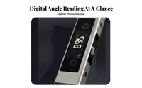 Backlit LCD Display Digital Angle Gauge with 360° Measurement Digital Level Aluminum Alloy Body for Carpenters, Home Renovation