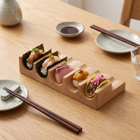 Sushi Holder Multi-Slot Sushi Roll Holder Rectangular for Home Hosts
