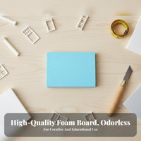 Firm-Density Foam Board Easy to Cut Architectural Model Material Smooth Surface Diorama Building Foam for Model Makers, Hobbyists, Dioramas, Sculpting