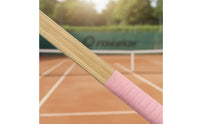 Flat-Headed Wooden Practice Paddle Long-Handle Wooden Training Paddle Non-Slip Sturdy for Beginners