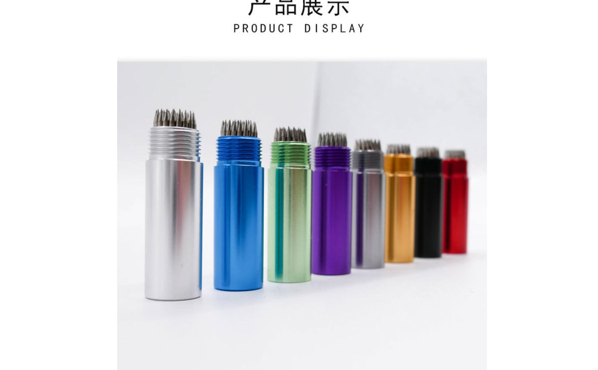 Polished Finish Cue Tip Pricker Keychain Threaded Cap Stainless Steel Cue Tip Pricker Clip Attachment Sports Gear Portable