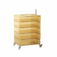 Mobile with casters Rotating Tiered Cabinet Space-Saving Design Narrow Rolling Cart Multi-Purpose Organizer Unit for cosmetics Professionals, Students, Homeowners, Bathroom, Hair Salon, Small Spaces, Dorm Room