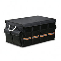 Car Trunk Storage Box with Lid Space-Saving for Travelers, Campers