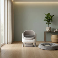 Smart Open-Top Automatic Litter Box Electric Self-Cleaning Cat Litter Box for Cats, Indoor, Home