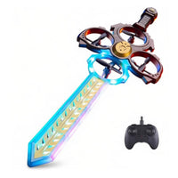 Lightweight and Long-Lasting Flying Blade Dr Unique Stable Flight Gesture Control Blade Toy Adjustable Speed for Boys, Kids, Playtime, Park