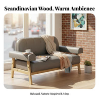 adaptable Combination Upholstered Chair and Table Combo Modern Design Seating Group Easy to Clean Indoor Furnishing Ergonomic Backrest for Interior Designers, Apartment Dwellers, Coffee Shop, Reception Area, Office Lounge, Restaurant