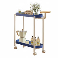 Mobile Design C-Shaped Rolling Table adaptable Utility cart Space-Saving Household Furniture Sturdy Construction for Apartment Dwellers, homeowners, Students, Living Room, Bedroom, Small areas, Balcony
