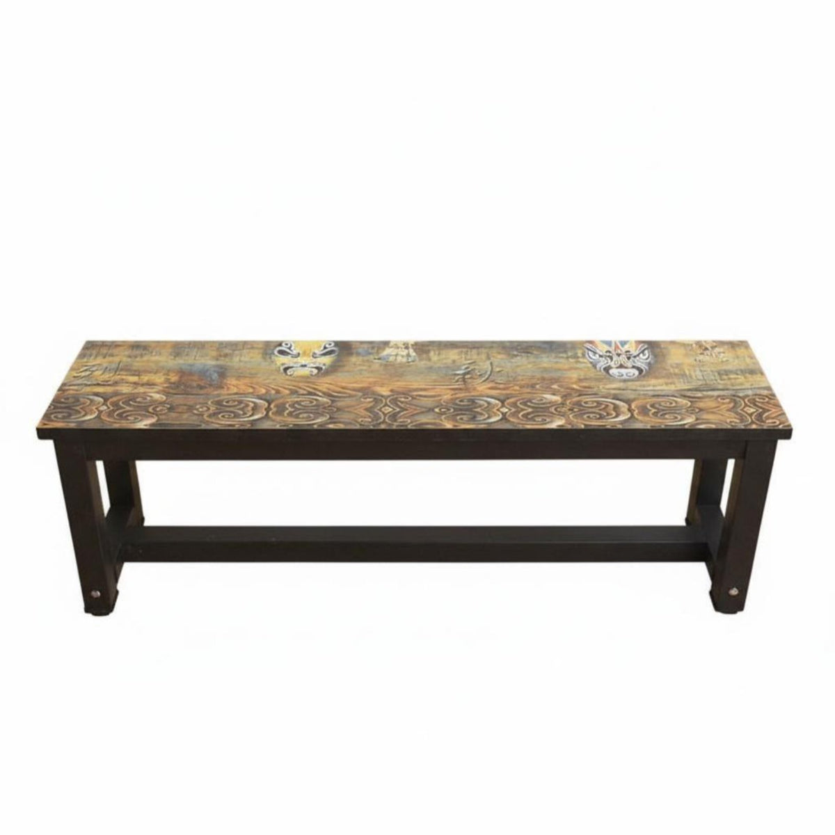 Multi-Functional Low Backless Bench Versatile Use Rectangular Frame Bench Space-Saving Design Changing Stool Stable Structure for Business Owners, Apartment Dwellers, Shopping Mall, Retail Shop, Rest Area, Entryway