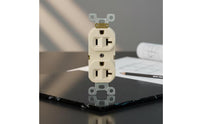 20 Amp NEMA 5-20R Receptacle Commercial-Grade Duplex Receptacle 125 Volt Duplex Outlet High-Conductivity for Workshop