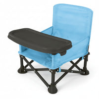 High Chair with Tray Metal Frame Foldable Highchair for Mealtime