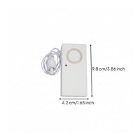Battery-Powered Water Level Alarm with Buoyant Sensor Wired Water Level Alarm Loud Compact for Aquarium Hobbyists, Homeowners, Aquatic Pets Tanks, Pools, Utility Areas