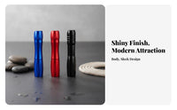 Aluminum Alloy Flashlight Lightweight LED Flashlight Waterproof Handheld for Campers, Hikers, Outdoor, Camping, Emergencies
