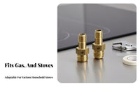 Gas Cooktop Nozzle Replacement Part Gas Conversion Nozzle Assorted Sizes Assortment Autogas Cooktop Conversion Nozzles for Commercial Kitchen