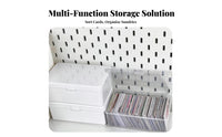 Stackable Drawer Organizer debrisproof Clear Drawer unit Space Saving for Students