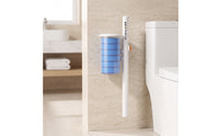 Attractive Toilet Brush with Holder Wall-Mounted for Small Apartments, Families