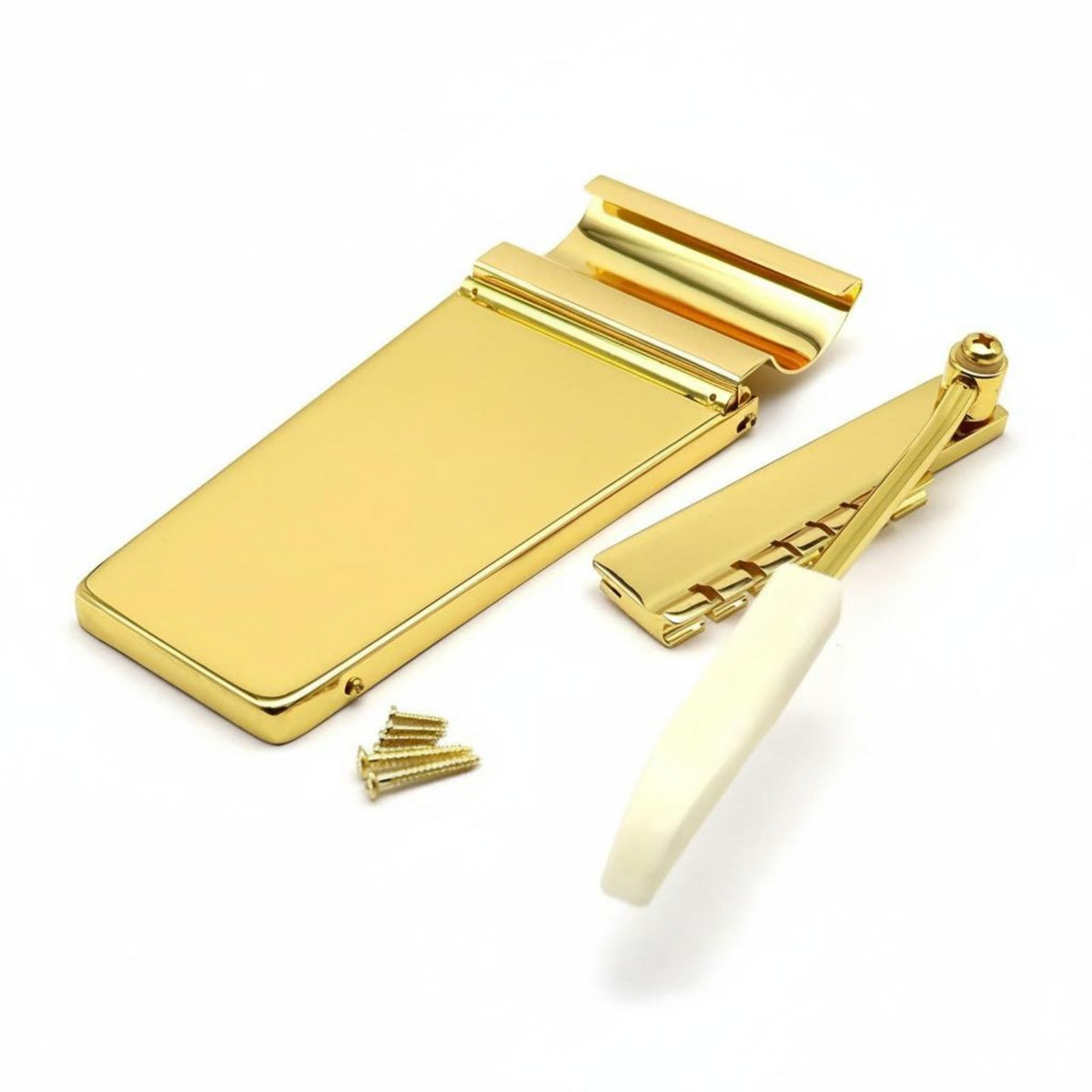 Tremolo Tailpiece Solid Brass Guitar Vibrato Bridge Tremolo Tailpiece for Luthiers