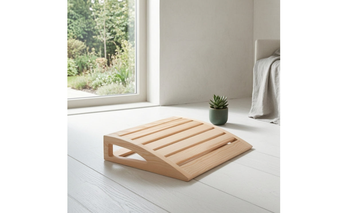 Wooden Sauna Backrest Slatted Sauna Backrest Ventilated Accessory for Steam Room