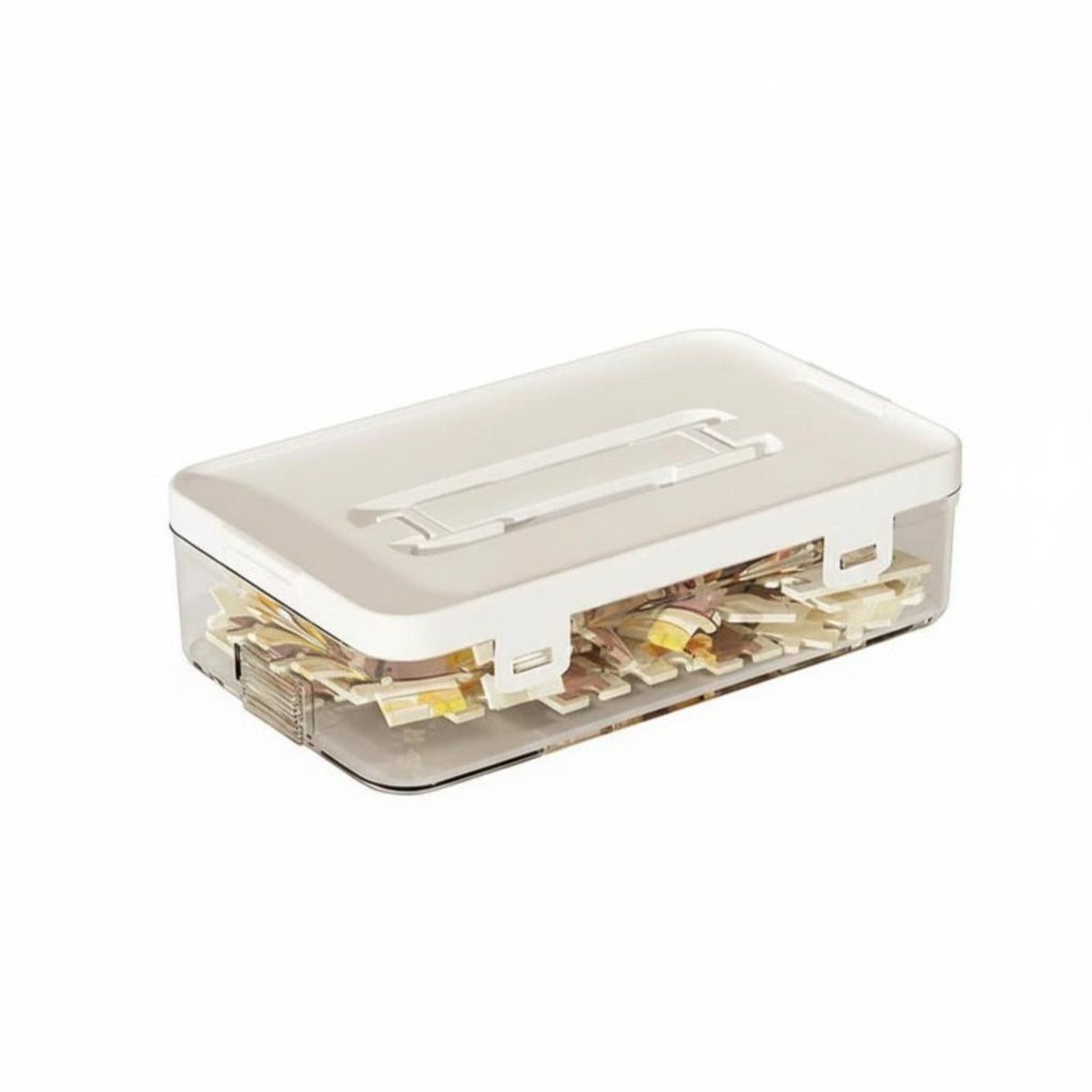 Transparent Sorting Case with Compartments Multi-Functional for Craft Room, Kids