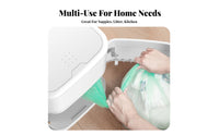 Odor-Resistant Diaper Bin Double Lid Design Close Ed Nappy Disposal System Odor Close Ing Trash Can Hygienic Cat Litter Disposal