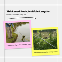 Telescopic Stainless Steel Hook Pole, Adjustable