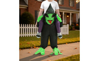Lightweight Alien Rider Costume Funny Inflatable Pants with Fan One-Size-Fits-Most Inflatable Alien Suit Full-Body for Adults, Halloween, Cosplay