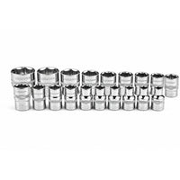 Hex Socket Set 1/2-Inch Tool Chrome Vanadium for Workshop, Mechanics, DIYers