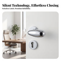 Modern Lever Handle with Escutcheon