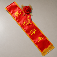 Award Ceremony Sash and Rosette Set for Achievements and Commendations