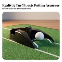 Battery Powered Golf Ball Return Machine Indoor and Outdoor Use Automatic Golf Putting Cup Continuous Practice for Beginners, Home, Backyard