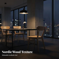 Solid Wood Construction Wooden Stool with Backrest Central-Century Modern Aesthetic High-Back Side Chair Ergonomic Design Kitchen Seating Easy to Clean for Restaurant Owners, Homeowners, Office Workers, Dining Room, Cafe